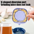 thumbnail image 4 of Garlic Press Rotating Grinder, Multi Purpose Mincer for Ginger Infant Food, V Shaped Guide Spout No Spill, Detachable Easy Clean and Compact Kitchen Storage Solution, 4 of 6