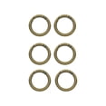 thumbnail image 3 of Rushay 6 Pieces Hook Round Clasp Lock DIY Accessory Alloy Gate Snap Bronze, 3 of 9