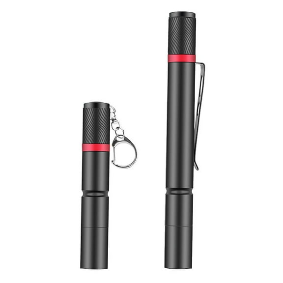 2Pcs Mini LED Flashlight under $5! Yrmaups Mini LED Flashlight, Ultra Bright Pocket Torch with Clip, Portable Keychain Light for Outdoor Emergency, Camping, Hiking, AAA Battery Powered