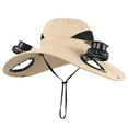 thumbnail image 4 of Kcolen Sun Hats For Men Xxl Outdoor Wide Brim Sun Hat Hat with Integrated Fans for Year-Round Leisure and Comfort UV Sun Protection Wide Brim Hat, 4 of 4