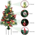 thumbnail image 2 of Lámpara de Piso Árbol de Navidad Luz de Cedro LED Navidad al Aire Libre con Pilas 2 Piezas Likrtyny, 2 of 9