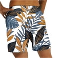 thumbnail image 4 of Men's Hawaii Printed Shorts Drawstring Elastic Waist Casual Loose Boardshorts Summer 2024 Fashion Beachwear Multicolor,XL, 4 of 5