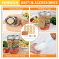 thumbnail image 5 of Wide Mouth Mason Jars 16 oz with Airtight Lids and Bands, 6 Pack Canning Jars, Clear Glass Pint Jars for Canning, Fermenting, Pickling, Meal Prep, Overnight Oats$$Home Decor, Kitchen, & Other, 5 of 7