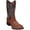 Avellana, variant on Men's Leather Cowboy Western Boot, Square Toe Midcalf, Rubber Sole