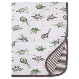 Burt s Bees Baby Reversible Quilt Baby and Toddler Nursery Blanket Organic Cotton Shell Polyester Fill Hello Moon Walmart
