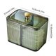 thumbnail image 2 of Caja de almacenamiento de cosméticos de 2 ranuras con tapa dispensador de soporte Qtip organizador de almohadillas de algodón, 2 of 5