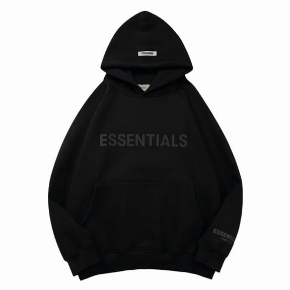 ESSENTIALS Hoodie for Men and Women - Streetwear Pullover Sweatshirt,Polyester