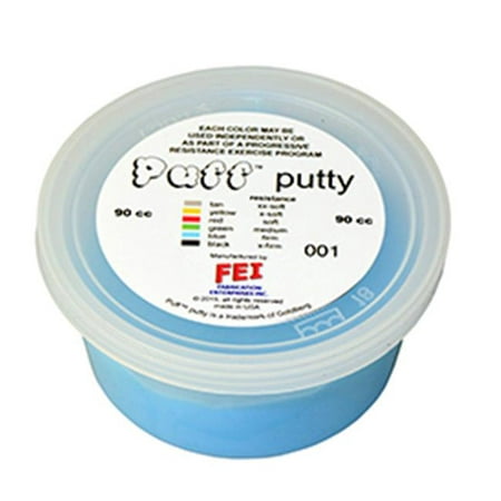 Fabrication Enterprises 10-1414 90cc Puff Lite Color-Coded Exercise Putty, Firm,