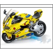 Yellow Motorcycle Repair Model Kit - 1:1 Scale