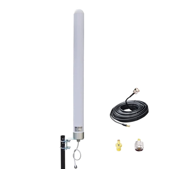 4G LTE Outdoor Omni Antenna for Cell Signal Booster & WiFi Router, Supports US/Canada Networks
