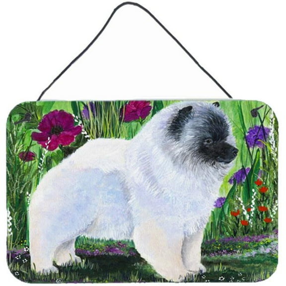 Keeshond Indoor Aluminium Metal Wall Or Door Hanging Prints