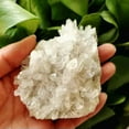 thumbnail image 4 of K-KED Raw Natural Clear Quartz Crystal Cluster Rough Gemstone Geode Specimens Healing-31-White Clear Quartz 100g, 4 of 9