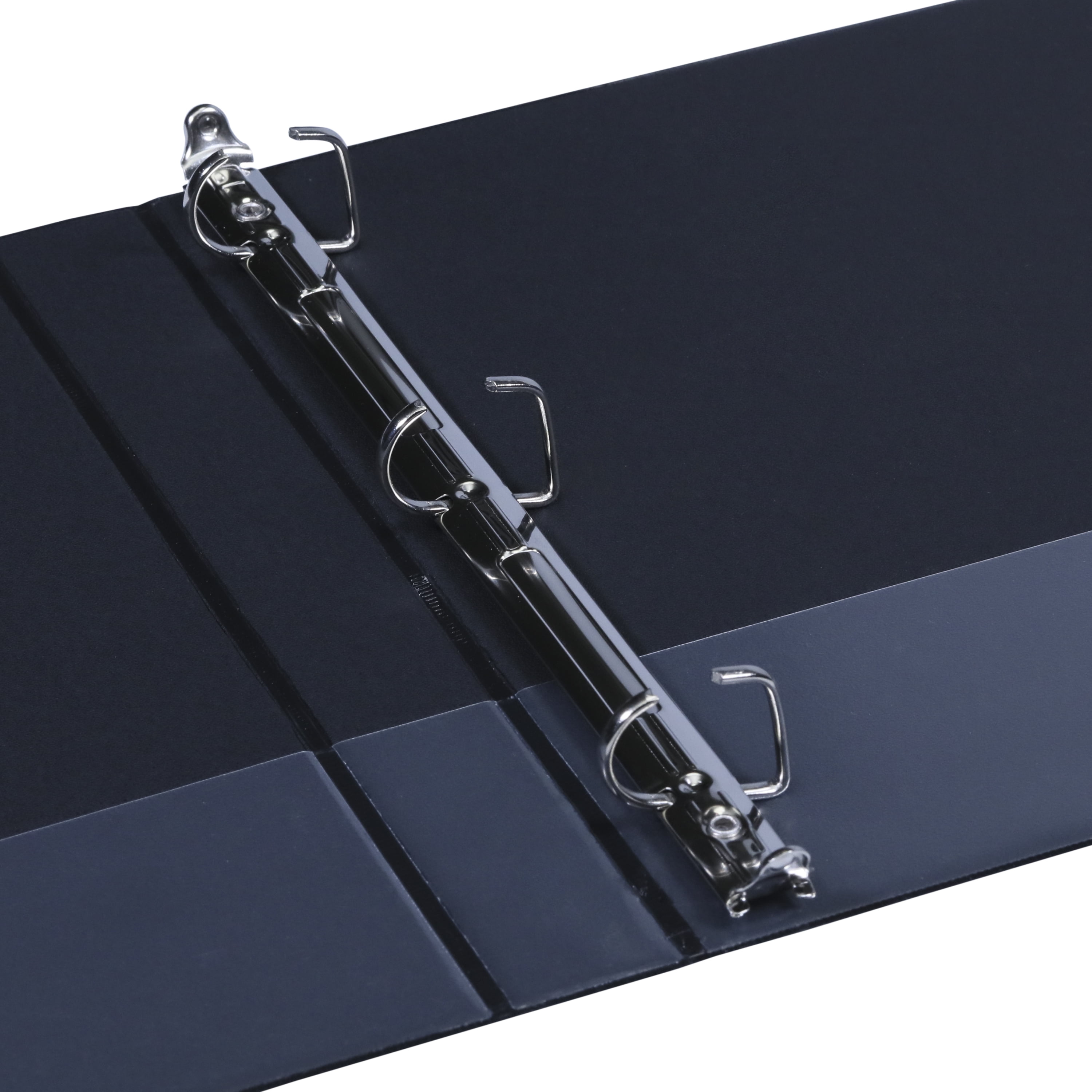 Pen+Gear Durable View 3-Ring Binder with 1-inch Rings 4-Pack (Black)