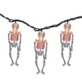 thumbnail image 2 of Northlight Skeleton Halloween Lights - Clear Lights - 7.5' Black Wire - 10ct, 2 of 4
