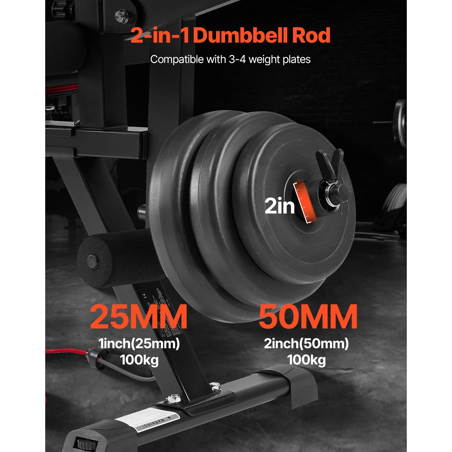 KFFKFF Strength Training Bench, 800lbs Capacity Adjustable Workout Bench for Comprehensive Body Exercise, Home Gym Fitness Sit-up Bench, Flat Bench Equipped with Leg Extension, Preacher Pad