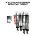 thumbnail image 2 of ZLight RCGOFOLLOW Rear Shock Absorber RC Car Part Threaded Rc Rear Shock Absorber For 1/10 ARRMA ARA102690 Monster Trucks Silver, 2 of 6