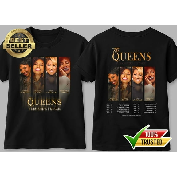 ZENUA The Queens Tour 2025 Music Legends T-Shirt Hot Trending Shirt/Sweatshirt/Hoodie
