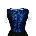 thumbnail image 3 of Edelweiss Creek 3 Piece Short German Oktoberfest Dirndl Dresses for Women - Black and Blue, 3 of 6