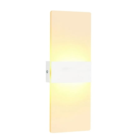 

L-ED Wall Lamp Rectangle AC85-265V Bedside Corridor Wall Lamp Home Decorative Aluminum Fixture