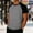 (Crewneck)Gray, variant on Coorders Men's Crewneck T-Shirts with Short Sleeve, Basis Casual Crew Tee Tops ,Big and Tall Army Green,Size XL