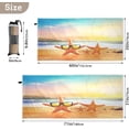 thumbnail image 4 of SKYSONIC Beach Towels 30"x60", Tropical Starfish Sea Beach Camping Towels Summer Ocean Sunset Sand Free Beach Towel, Large Beach Towels Quick Dry Bath Travel Towels Pool Yoga Beach Mat for Men Women, 4 of 7