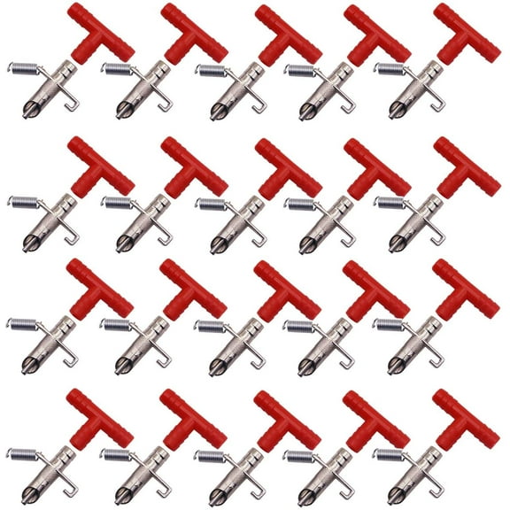 Walbest 30 Pcs Automatic Water Nippler Drinker Feeders for Rabbit Guinea Pig Ferret