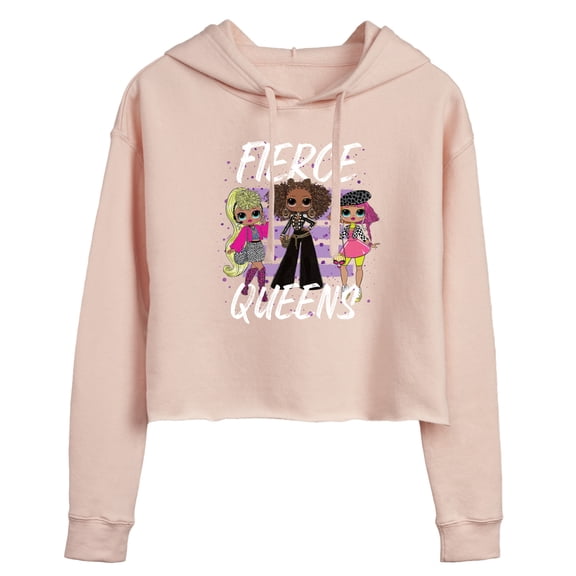 LOL OMG! Fashion Dolls - Fierce Queens - Juniors Cropped Pullover Hoodie