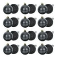 thumbnail image 4 of 24Pcs Electroplated  Balls Black Christmas Ball Pendants for  Tree Decor, 4 of 10