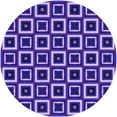 thumbnail image 1 of Ahgly Company Indoor Round Patterned Cobalt Blue Area Rugs, 8' Round, 1 of 6