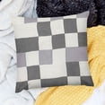 thumbnail image 2 of BANET - Pillow Cases, Buffalo Checker Geometric Printed Soft Pillowcases 12x12in, 2 of 5