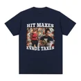 thumbnail image 1 of Camiseta de gimnasio Hit Maxes Evade Taxes para hombre, ropa de moda hip hop, camisetas vintage de manga corta, camiseta informal de algodón., 1 of 7