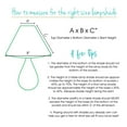 thumbnail image 3 of Slant Fancy Square Softback Lampshade with Washer Fitter, White, 3 of 3