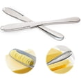 thumbnail image 1 of Set Of 2 Stainless Steel Butter Knife Cream Knife Spreading Breakfast, 1 of 4