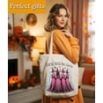 thumbnail image 2 of Aesthetic Tote Bag for Women Girls, Besties Coworker Gifts Tote Bag for Her, Medium Size with Inner Pocket, 2 of 6