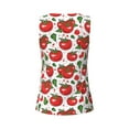 thumbnail image 5 of Haiem Hand Drawn Tomatoes Workout Tank Tops for Women, Athletic Sports Slim-Fit Tank Tops, Compression Sleeveless Dry Fit Shirts,Athletic Shirt-Medium, 5 of 9