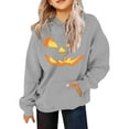 thumbnail image 2 of Chenglor Halloween Hoodie Kids Girls Boys Winter Hooded Sweatshirt Warm Pullover With Pockets for Outdoor Activities Ages 4 14 Years Soft Cozy Casual Wear, 2 of 3