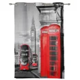 thumbnail image 4 of 2 Panels London Telephone Booth Curtains for Bedroom Living Room Drapes Kitchen Children's Room Window Curtain Modern Home Decor, 4 of 7