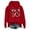 Red, variant on Women Blouses Women Sweatshirt Graphic Ladies Cowl Neck Sweatshirt Womens Sweatshirts Hoodies plus Tunic Cropped Womens Half Zip Sweater Comfortable Winter Warm Hoodie Coat Cute Beige M