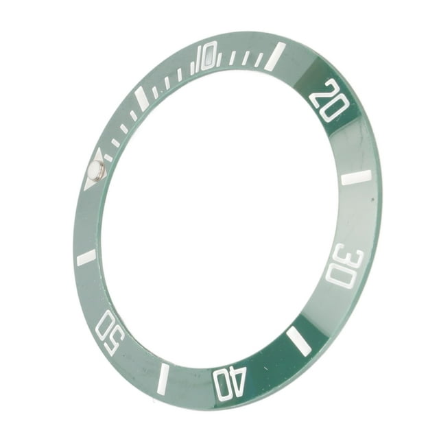 Watch Bezels Insert , Ceramic Watch Bezels Insert Beautiful For Replacement White Character Black Back,Gold Character Black Back,White Character Green Back,Gold Character Green