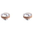 thumbnail image 2 of bedienty Sound Dampener Aluminum Alloy Rustproof Instrument Accessories Compact Size Practicing Prop Trumpet Mute Sax Beige 2Set, 2 of 6