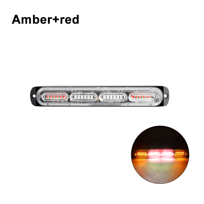 1224V 72W LED Super Bright Emergency Strobe Light Waterproof Strobe Warning Flash Bar for Cars