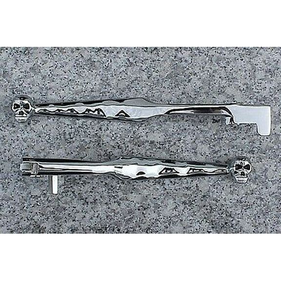 Kawasaki Vulcan 500 800 900 Classic Nomad Drifter CHROME SKULL LEVERS