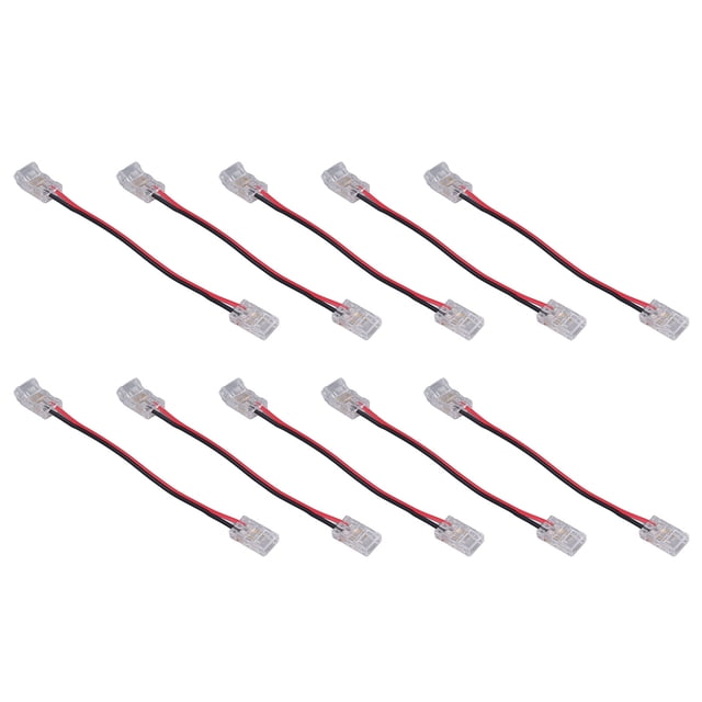 Pin COB Connector,10pcs COB Strip Light COB Strip Light Connector Pin Light Strip Connectors Power Packed Performance