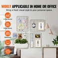 thumbnail image 5 of VEVOR Grid Wall Panels 4 Pack High Load Capacity Wall Storage Organizer 11.8x15.7 inch Multipack, 5 of 7
