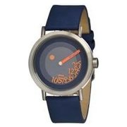 Simplify The 500 Leather-Band Unisex Watch - Blue
