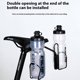thumbnail image 4 of YIQUAN 08DC0007 Bicycle Saddle Tail Bag Stabilizer Bracket Dual Water Bottle Holder Mount Rack, 4 of 5