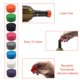 thumbnail image 3 of Juego de 8 tapones de vino de silicona, tapón de botella redondo, cápsulas de cerveza, tapón de botella de vino fresco, tapón de sellado, tapón de botella de cerveza fresca, pegamento suave, tapón de botella a prueba de fugas Rojo Verde, 3 of 5