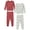 Red/Sky Gray, variant on Modern Moments by Gerber Christmas Pajamas, 4-Piece, Sizes 12 Months - 5T
