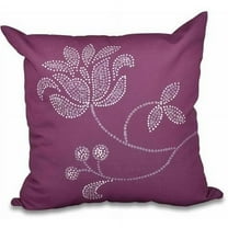 Simply Daisy 16" x 16" Traditional Flower-Single Bloom Floral Print Pillow