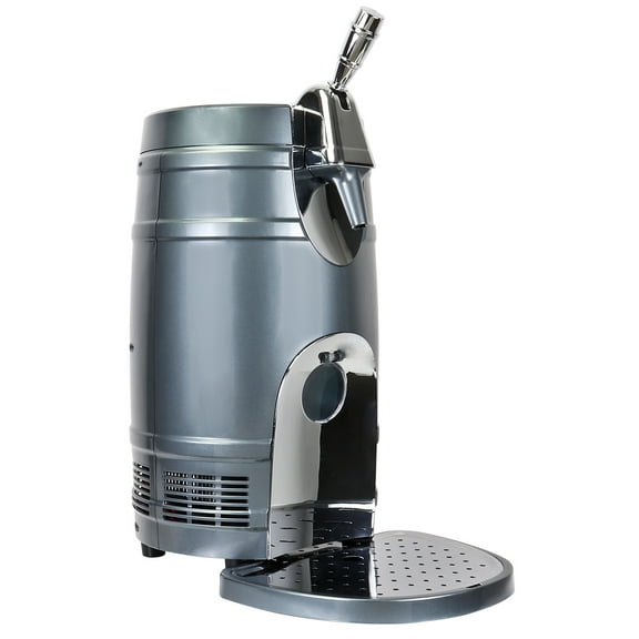 Koolatron 5L Mini Keg Beer Cooler with Dual Taps, 110V AC and 12V DC Cords